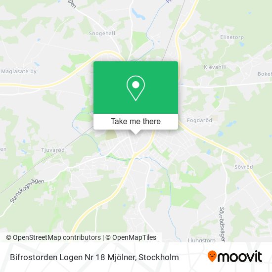 Bifrostorden Logen Nr 18 Mjölner map
