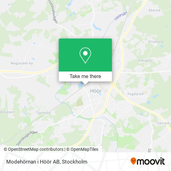 Modehörnan i Höör AB map