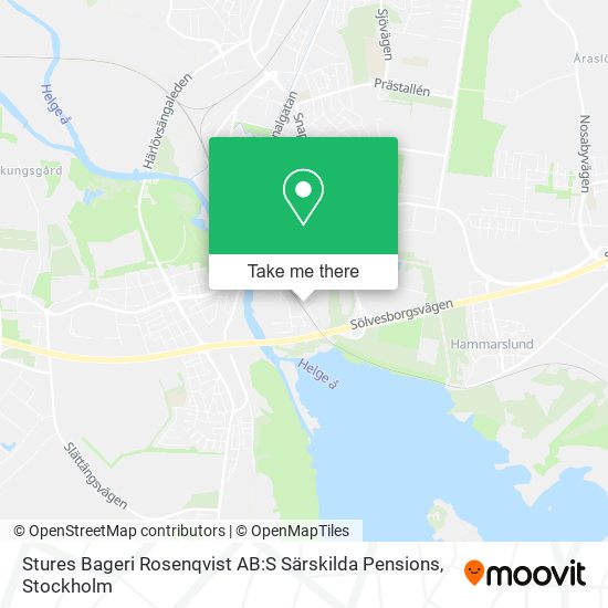 Stures Bageri Rosenqvist AB:S Särskilda Pensions map