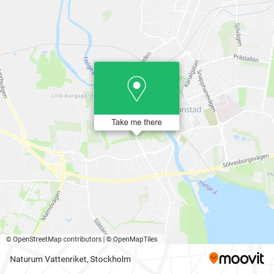Naturum Vattenriket map