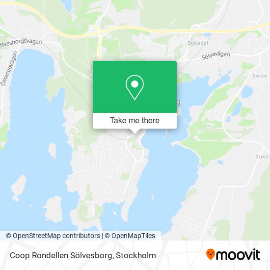 Coop Rondellen Sölvesborg map