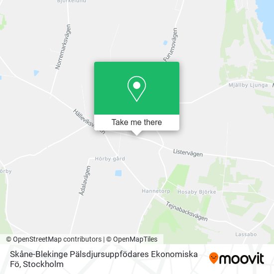 Skåne-Blekinge Pälsdjursuppfödares Ekonomiska Fö map