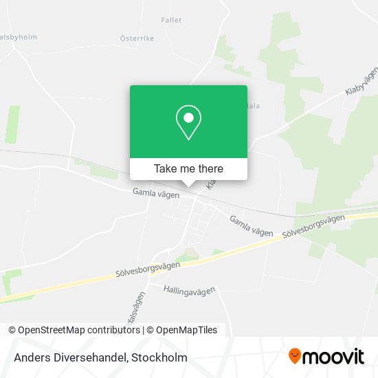 Anders Diversehandel map