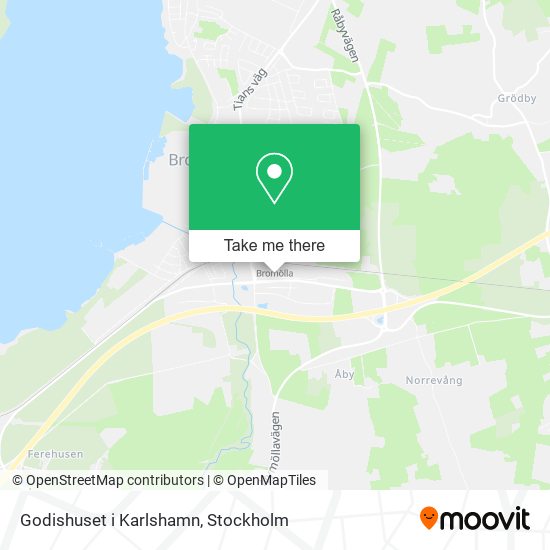 Godishuset i Karlshamn map