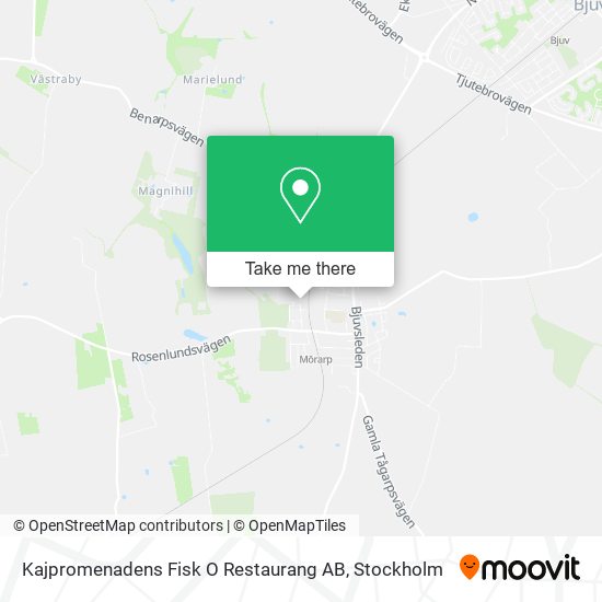 Kajpromenadens Fisk O Restaurang AB map