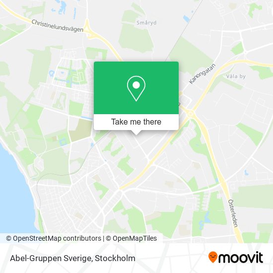 Abel-Gruppen Sverige map