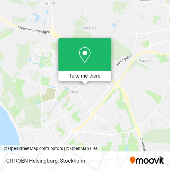 CITROËN Helsingborg map