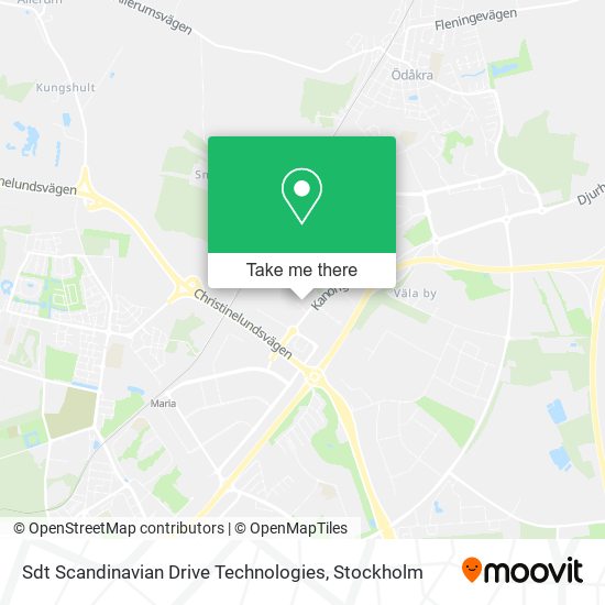 Sdt Scandinavian Drive Technologies map