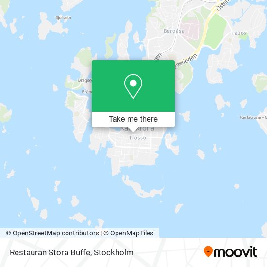 Restauran Stora Buffé map