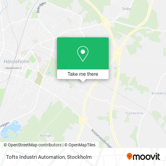 Tofts Industri Automation map