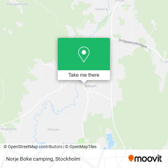 Norje Boke camping map