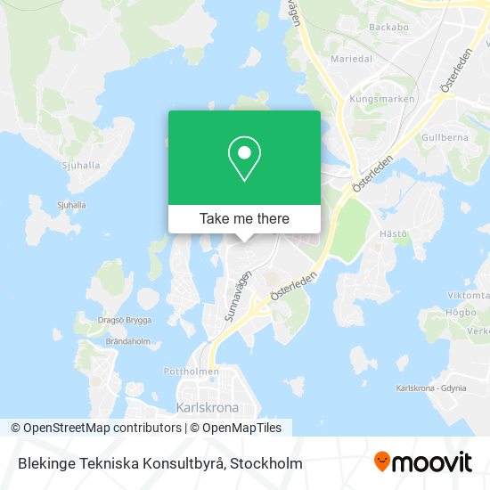 Blekinge Tekniska Konsultbyrå map