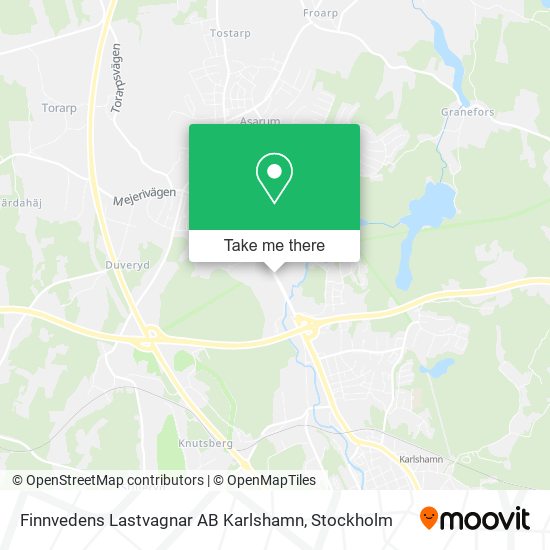 Finnvedens Lastvagnar AB Karlshamn map