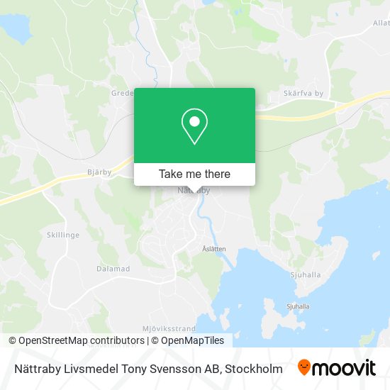 Nättraby Livsmedel Tony Svensson AB map