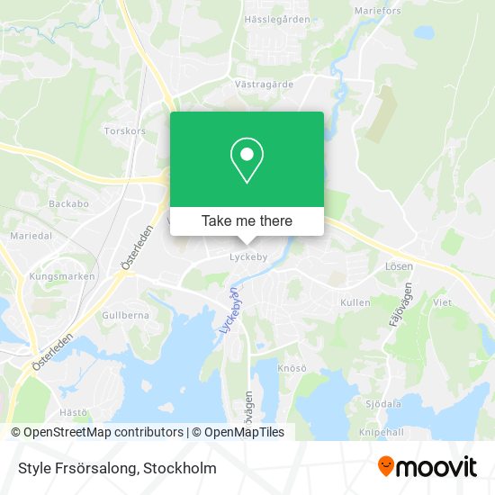 Style Frsörsalong map