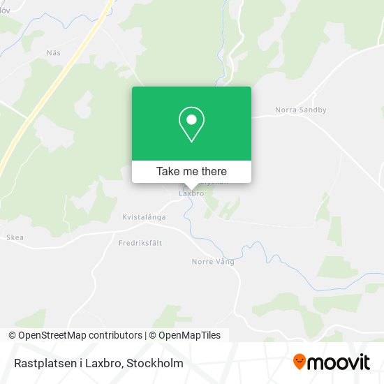 Rastplatsen i Laxbro map