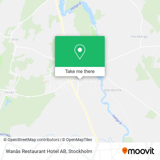Wanås Restaurant Hotel AB map