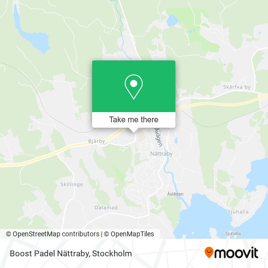 Boost Padel Nättraby map