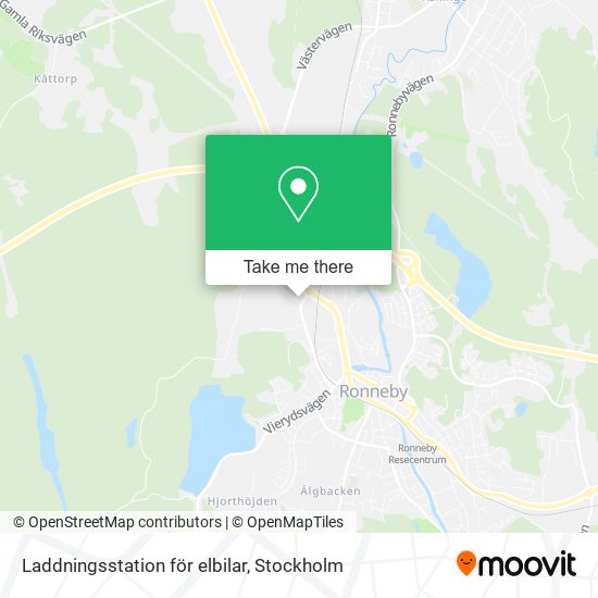 Laddningsstation för elbilar map