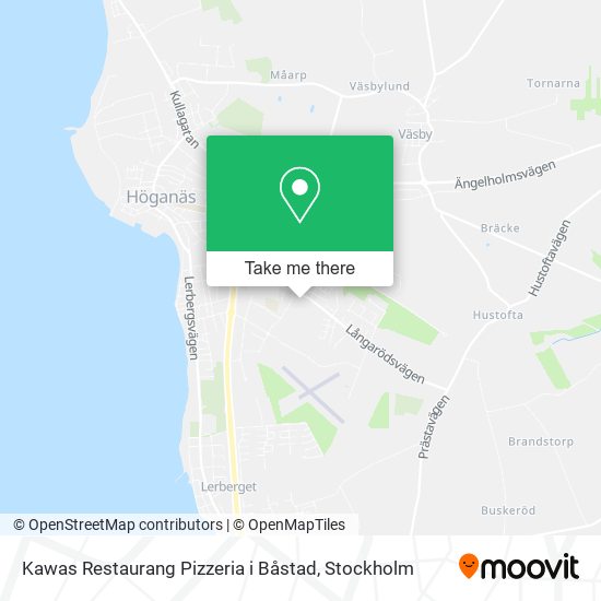 Kawas Restaurang Pizzeria i Båstad map