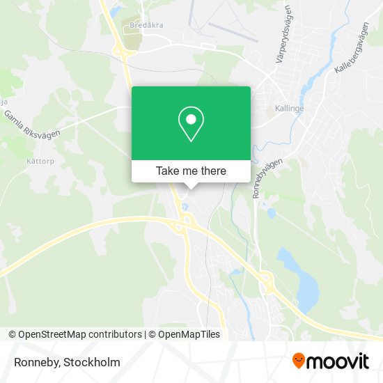 Ronneby map