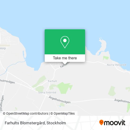 Farhults Blomstergård map