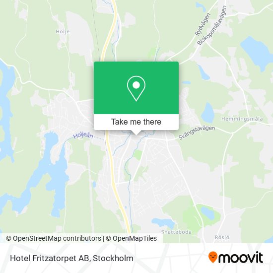 Hotel Fritzatorpet AB map