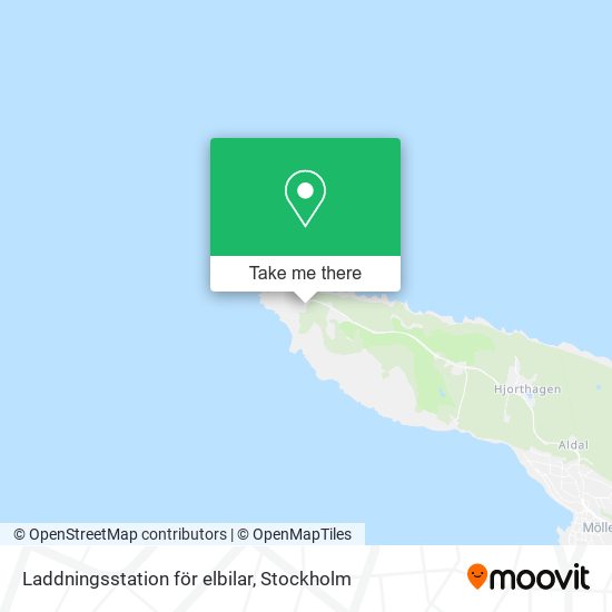 Laddningsstation för elbilar map