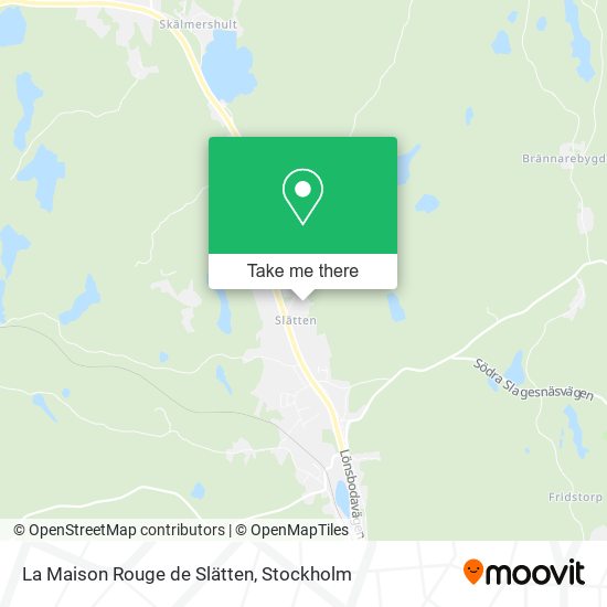 La Maison Rouge de Slätten map