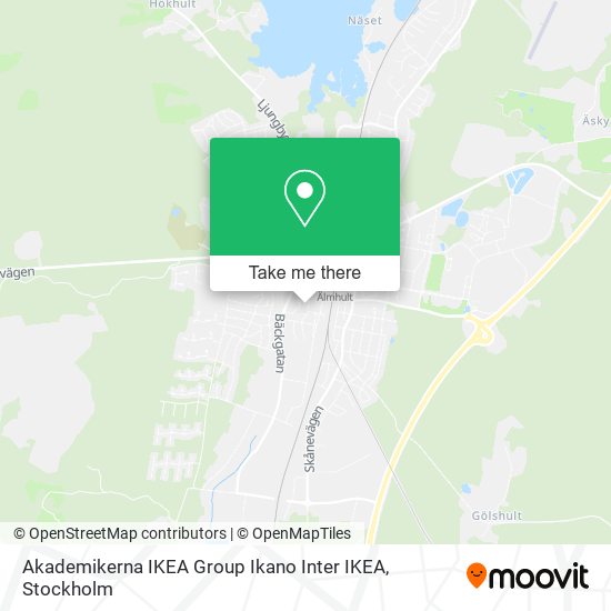 Akademikerna IKEA Group Ikano Inter IKEA map