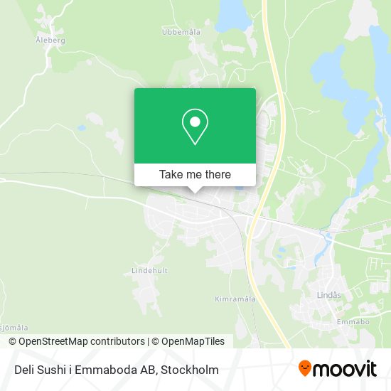 Deli Sushi i Emmaboda AB map