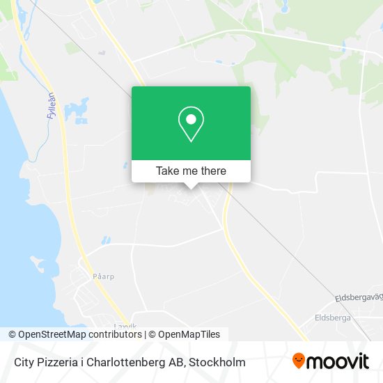 City Pizzeria i Charlottenberg AB map
