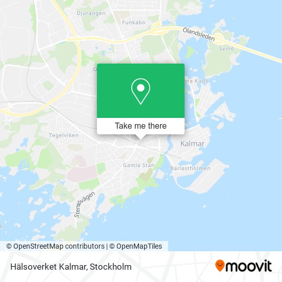 Hälsoverket Kalmar map