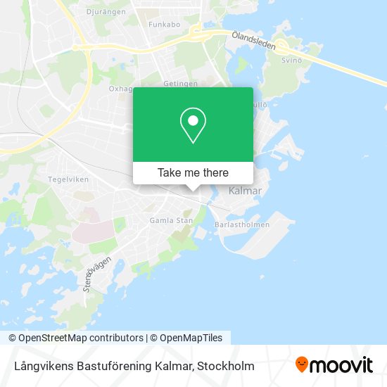 Långvikens Bastuförening Kalmar map