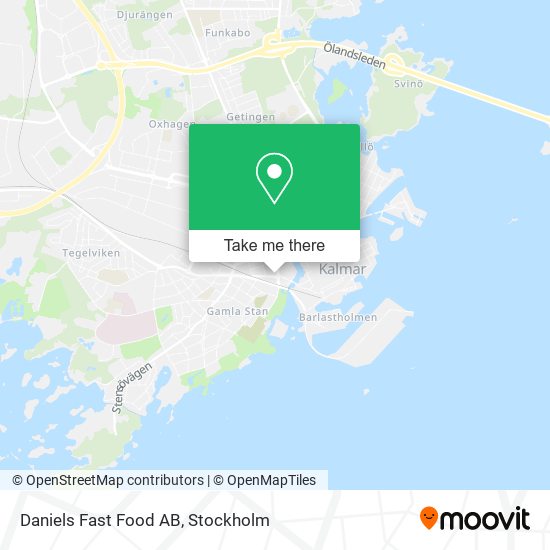 Daniels Fast Food AB map