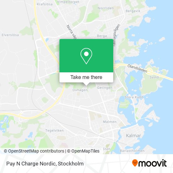 Pay N Charge Nordic map