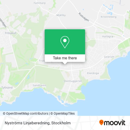 Nyströms Linjeberedning map