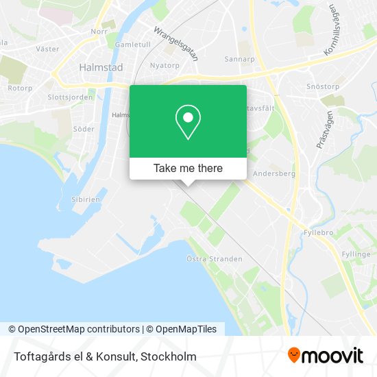 Toftagårds el & Konsult map