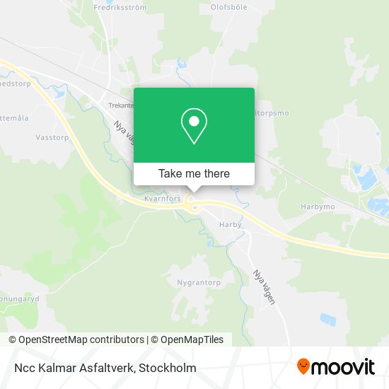 Ncc Kalmar Asfaltverk map