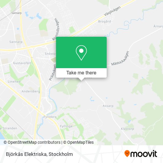 Björkås Elektriska map