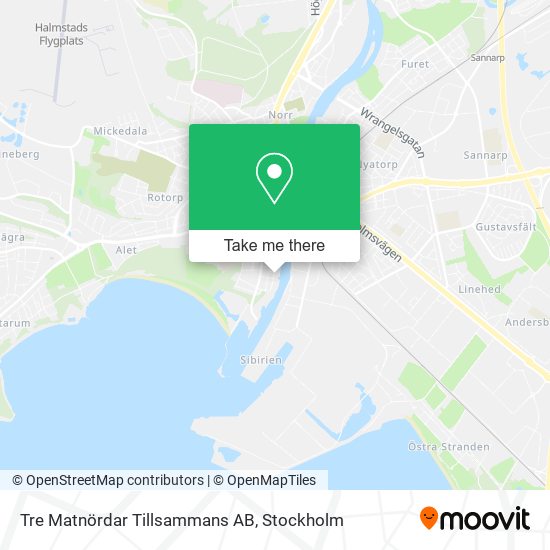 Tre Matnördar Tillsammans AB map