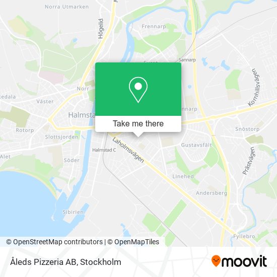 Åleds Pizzeria AB map