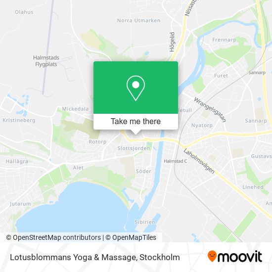 Lotusblommans Yoga & Massage map