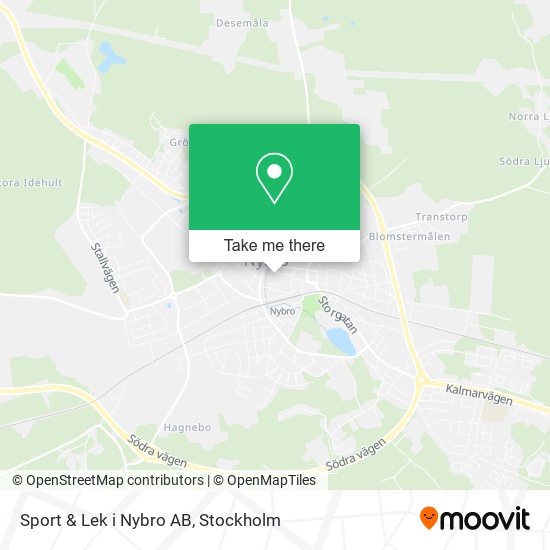 Sport & Lek i Nybro AB map