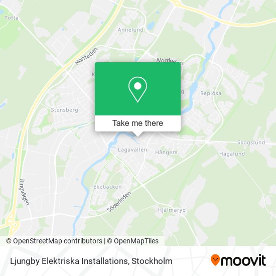 Ljungby Elektriska Installations map