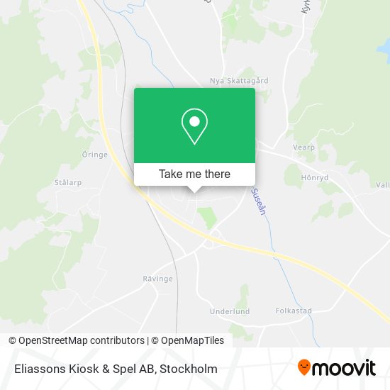Eliassons Kiosk & Spel AB map