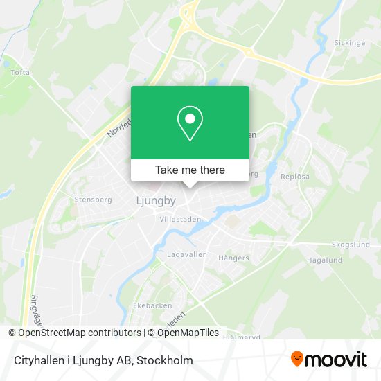 Cityhallen i Ljungby AB map