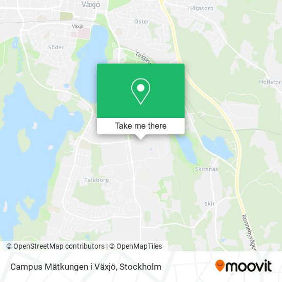 Campus Mätkungen i Växjö map