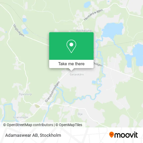 Adamaswear AB map