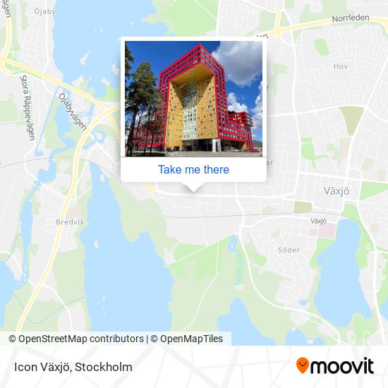 Icon Växjö map